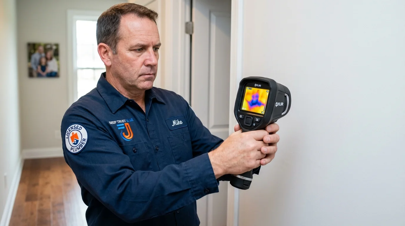 Thermal imaging leak detection by Johns Plumbing LLC in Fort Morgan